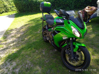 Green Kawasaki ER-6F Ninja ABS Sport Tourer