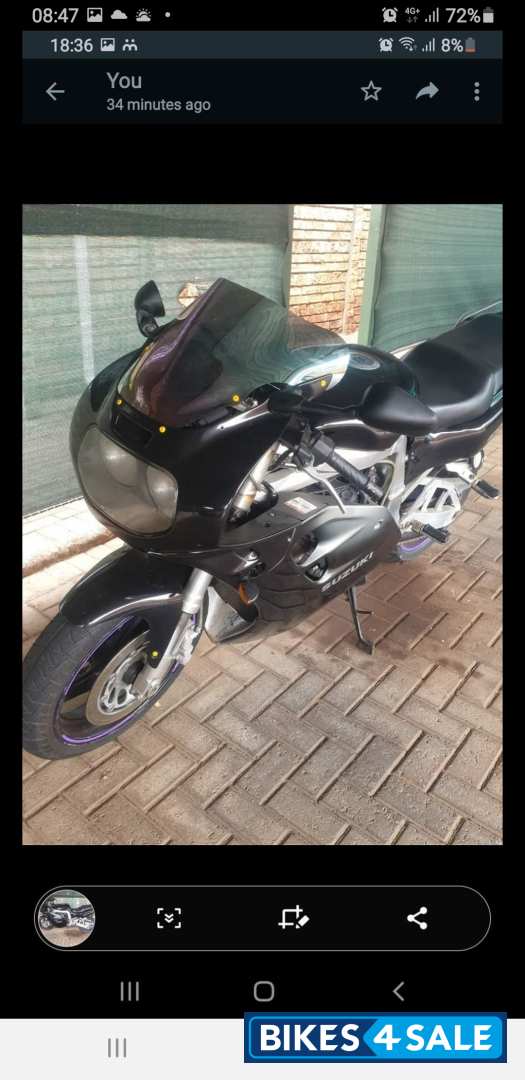 Black Suzuki GSX1100R