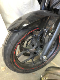 White Black Red Yamaha XFR3