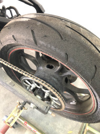 White Black Red Yamaha XFR3