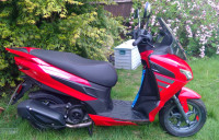 Red Aprilia SXR50