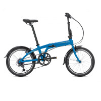 Blue/silver Tern Bicicleta Plegable Tern Link A7