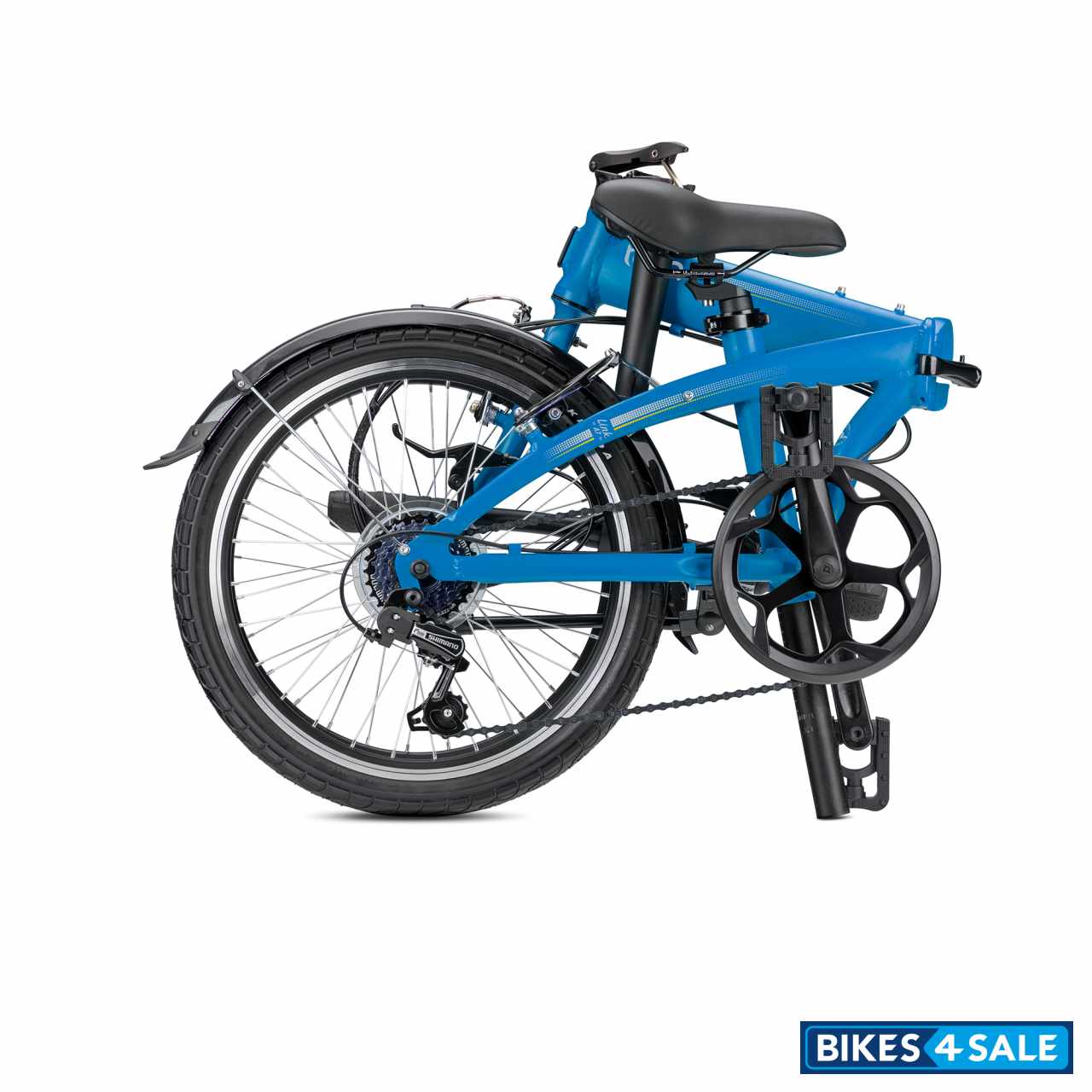 Blue/silver Tern Bicicleta Plegable Tern Link A7