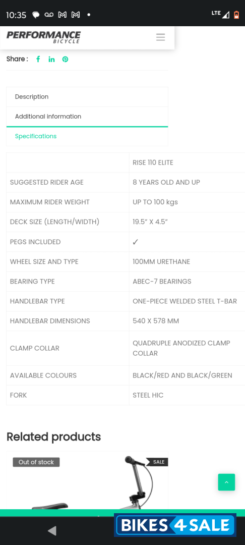 Mongoose Rise 110 Elite