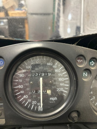 Black Honda CBRXX Superblackbird