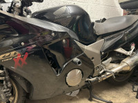 Black Honda CBRXX Superblackbird