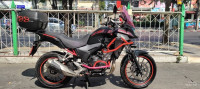 Black/red Honda CB500X