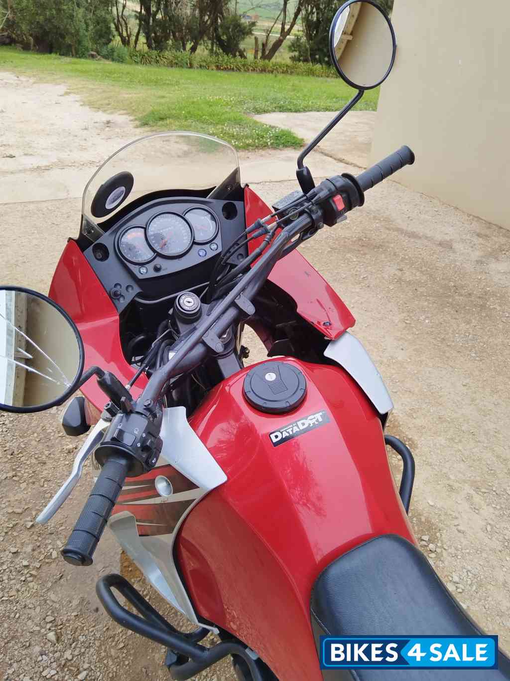 Red Kawasaki KLR