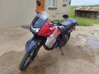 Red Kawasaki KLR