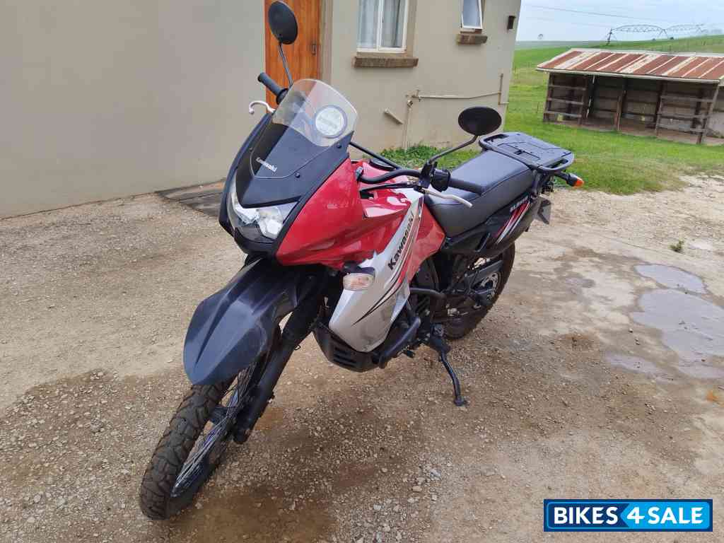 Red Kawasaki KLR