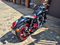 Black And Red Kawasaki Vulcan 1600 MeanStreak SE