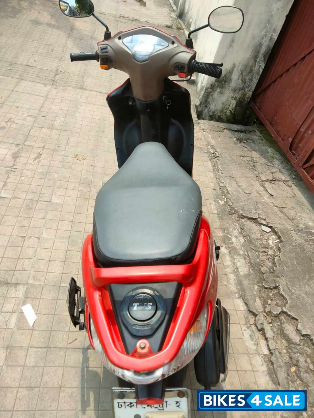 TVS Wego 110 Read Color 2018
