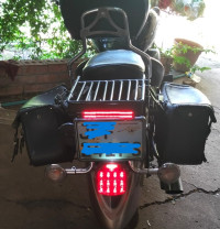 Black And Bronze Yamaha Dragstar Cruiser