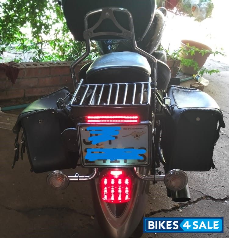 Black And Bronze Yamaha Dragstar Cruiser