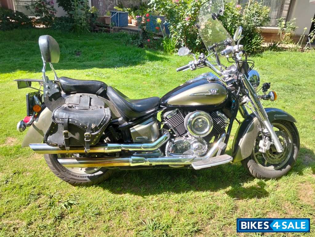 Black And Bronze Yamaha Dragstar Cruiser
