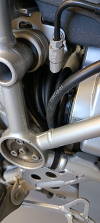 Silver BMW R1200GS