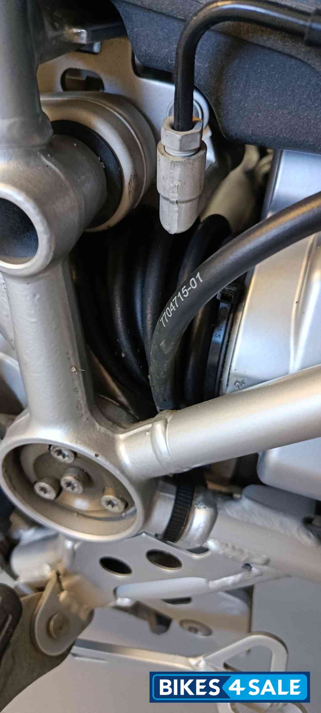 Silver BMW R1200GS Silver BMW R1200GS