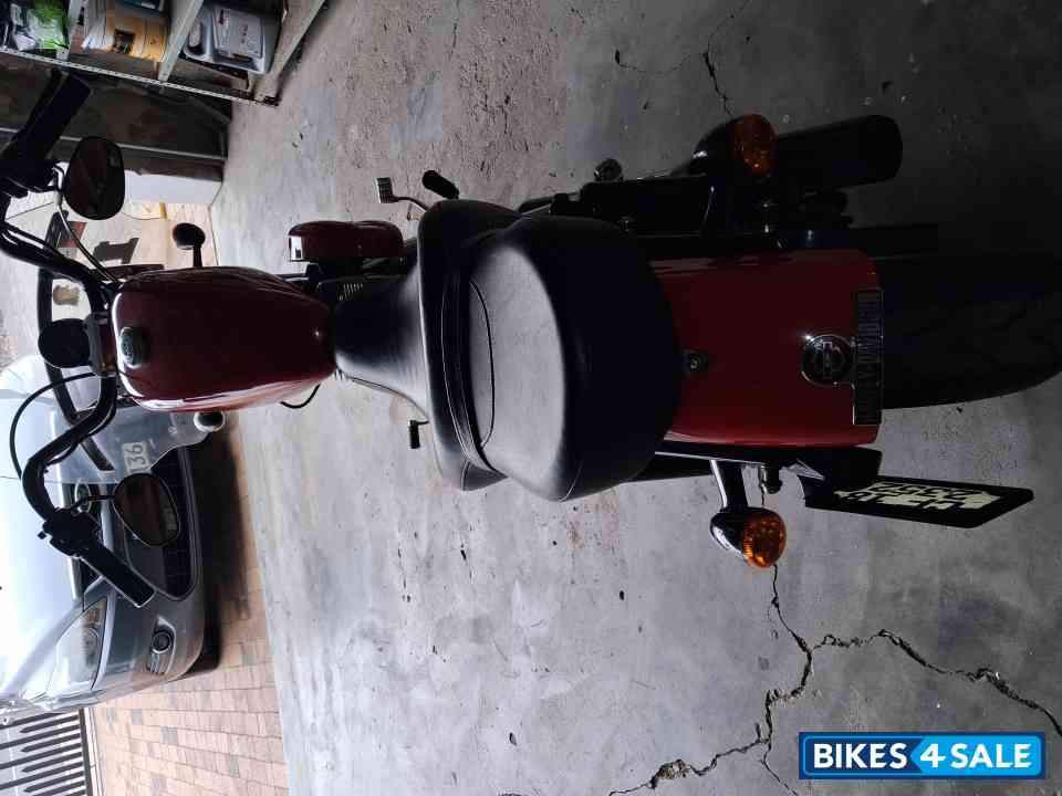 Red Harley Davidson XL1200N Nightster