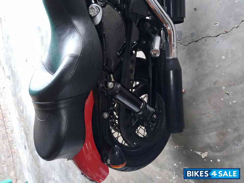 Red Harley Davidson XL1200N  Nightster