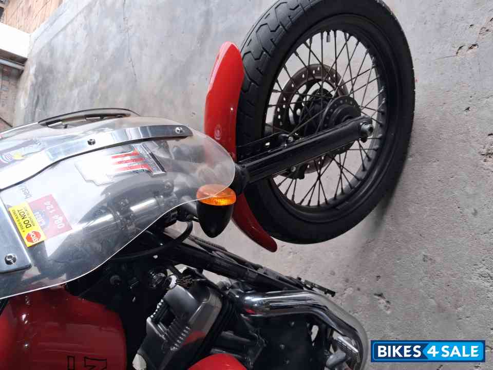 Red Harley Davidson XL1200N  Nightster