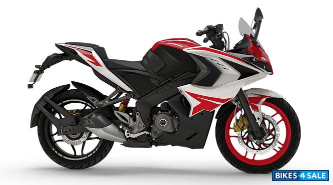 Bajaj Pulsar RS 200 - White with Red