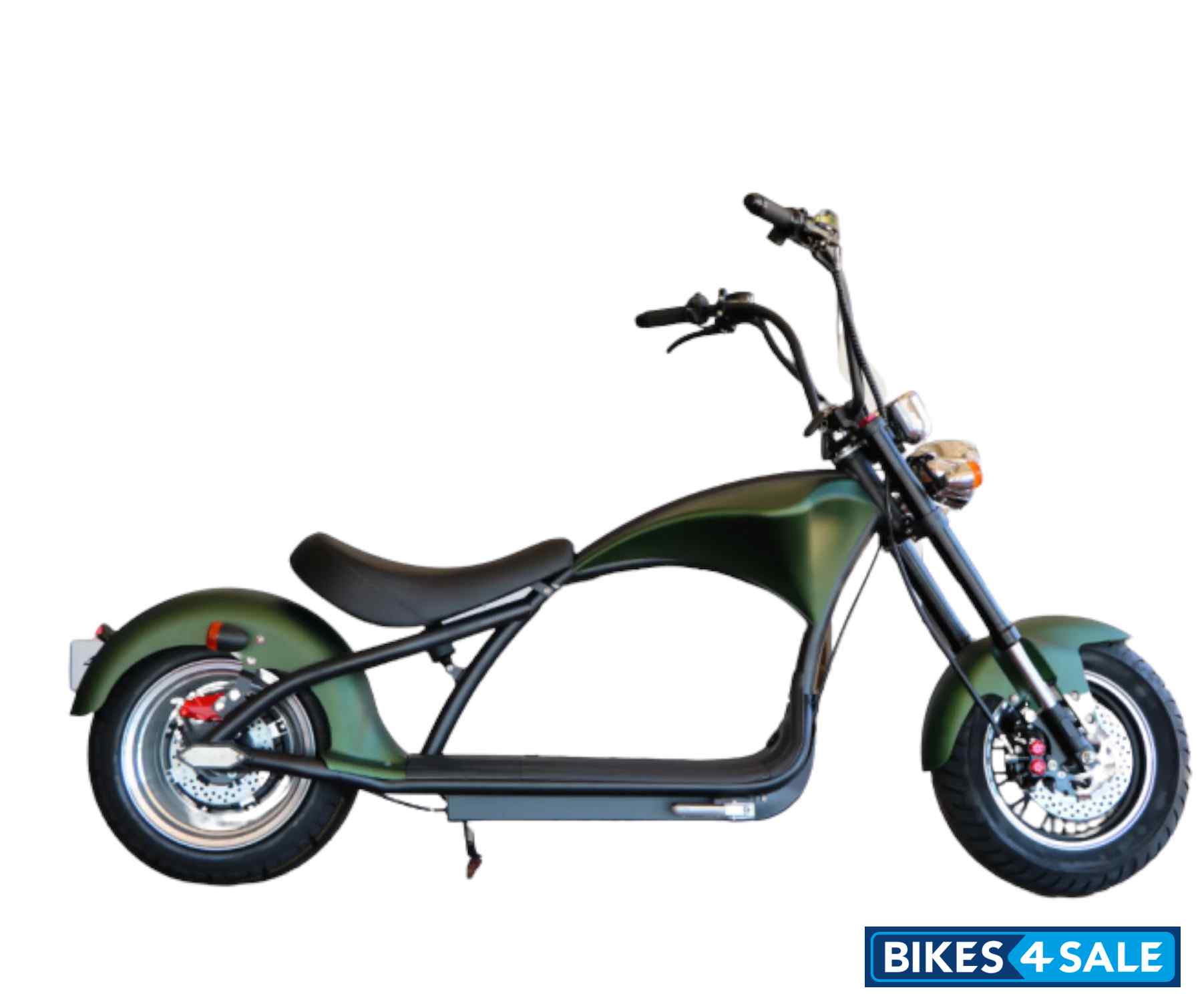 Boom Moto Chopper Hard Tail - Army Green