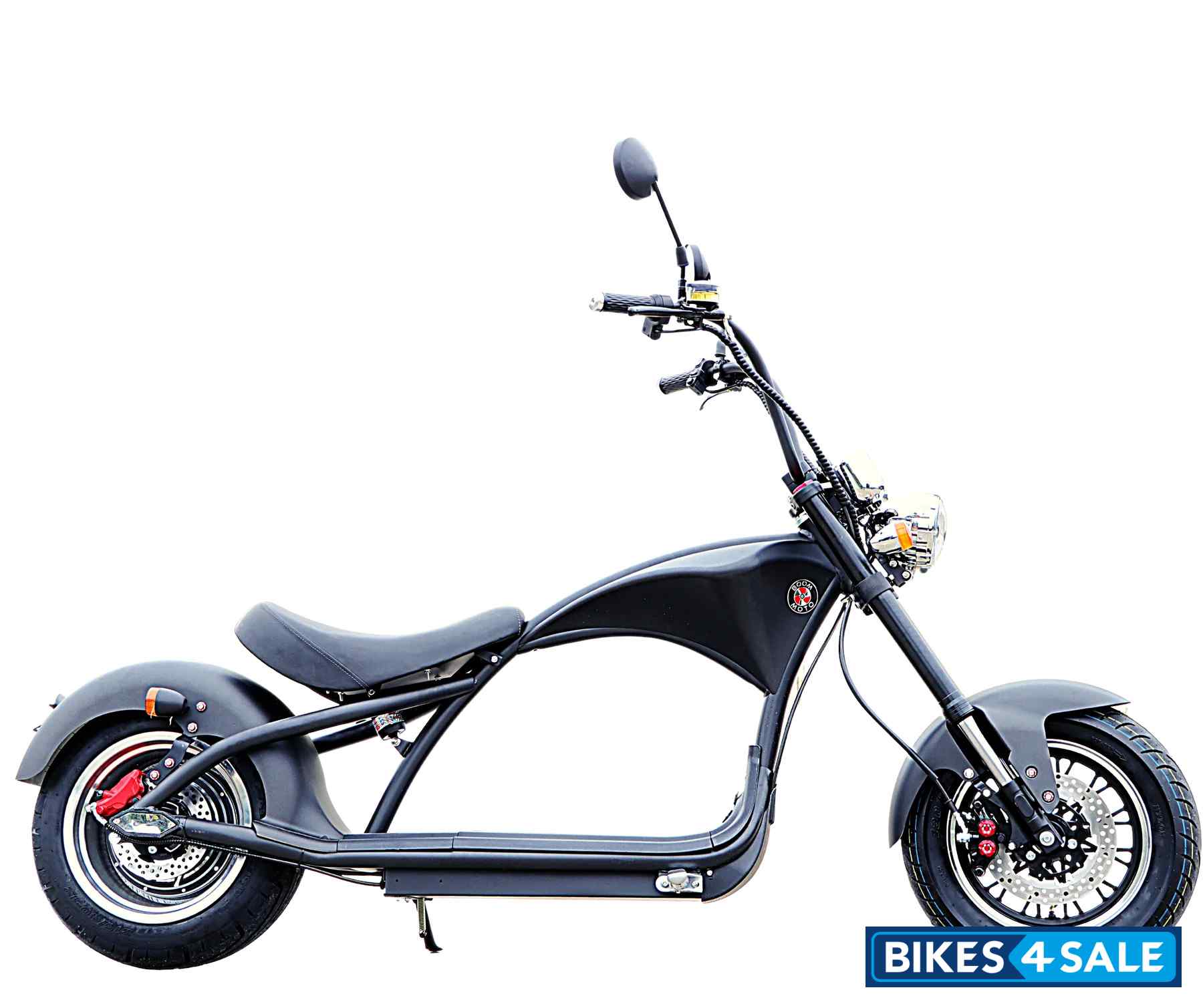 Boom Moto Chopper Hard Tail - Matte Black