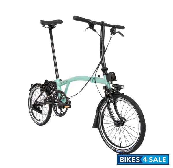Brompton Black Edition S6L Turkish Green - Battery lighting