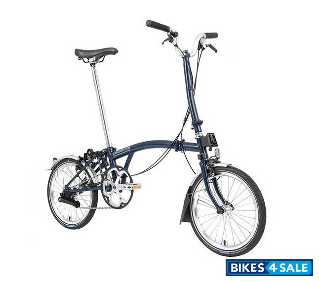 Brompton H2L Tempest Blue - 2 Speed