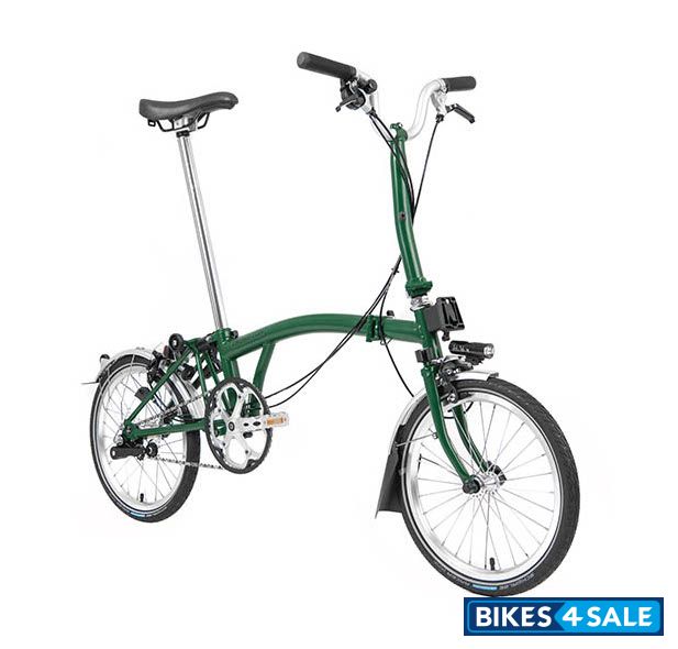 Brompton M3L Racing Green - Battery Lighting