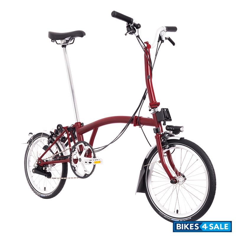 Brompton M6L House Red - Battery Lighting
