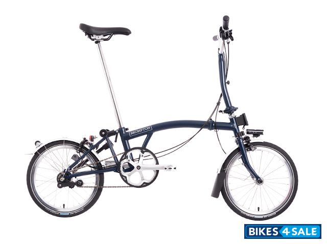 Brompton M6L Tempest Blue - Battery Lighting