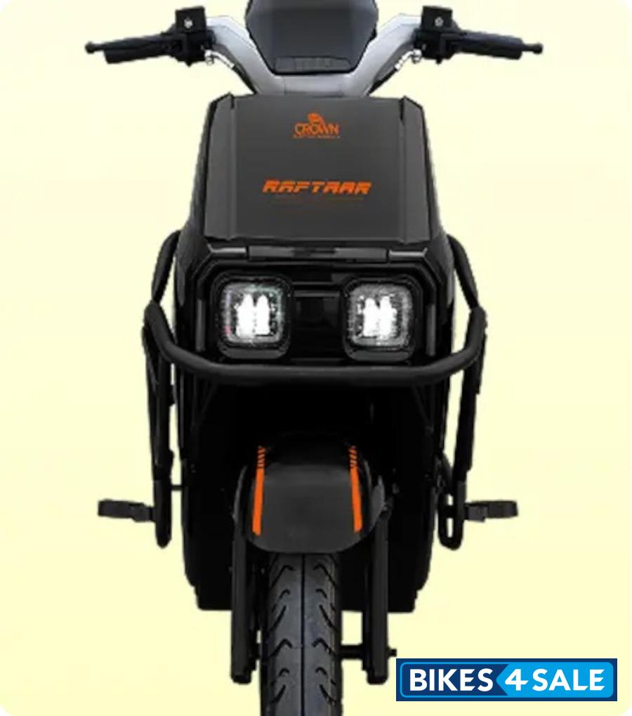 Crown Raftaar Striking Front Look with Square LED Lights