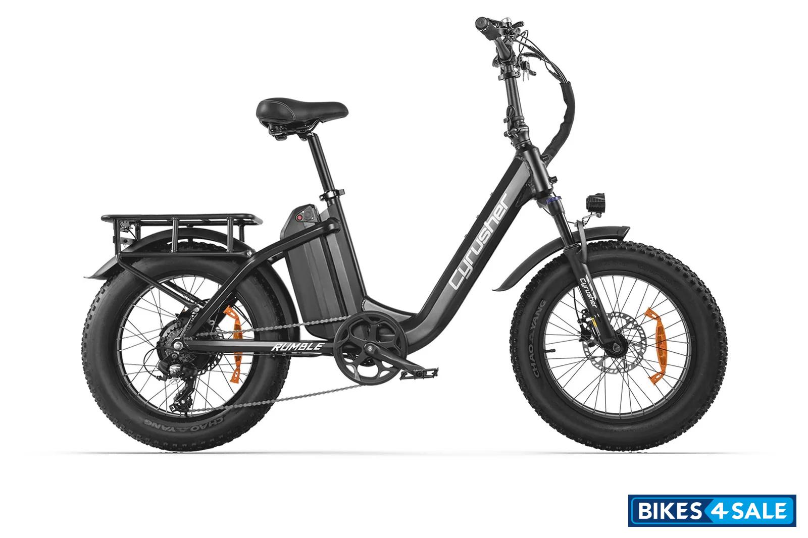 Cyrusher Rumble electric utility cargo bike with rugged urban styling
