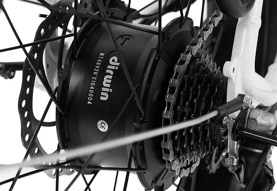 Dirwin Pioneer Fat Tire 750 Watt rear-drive motor