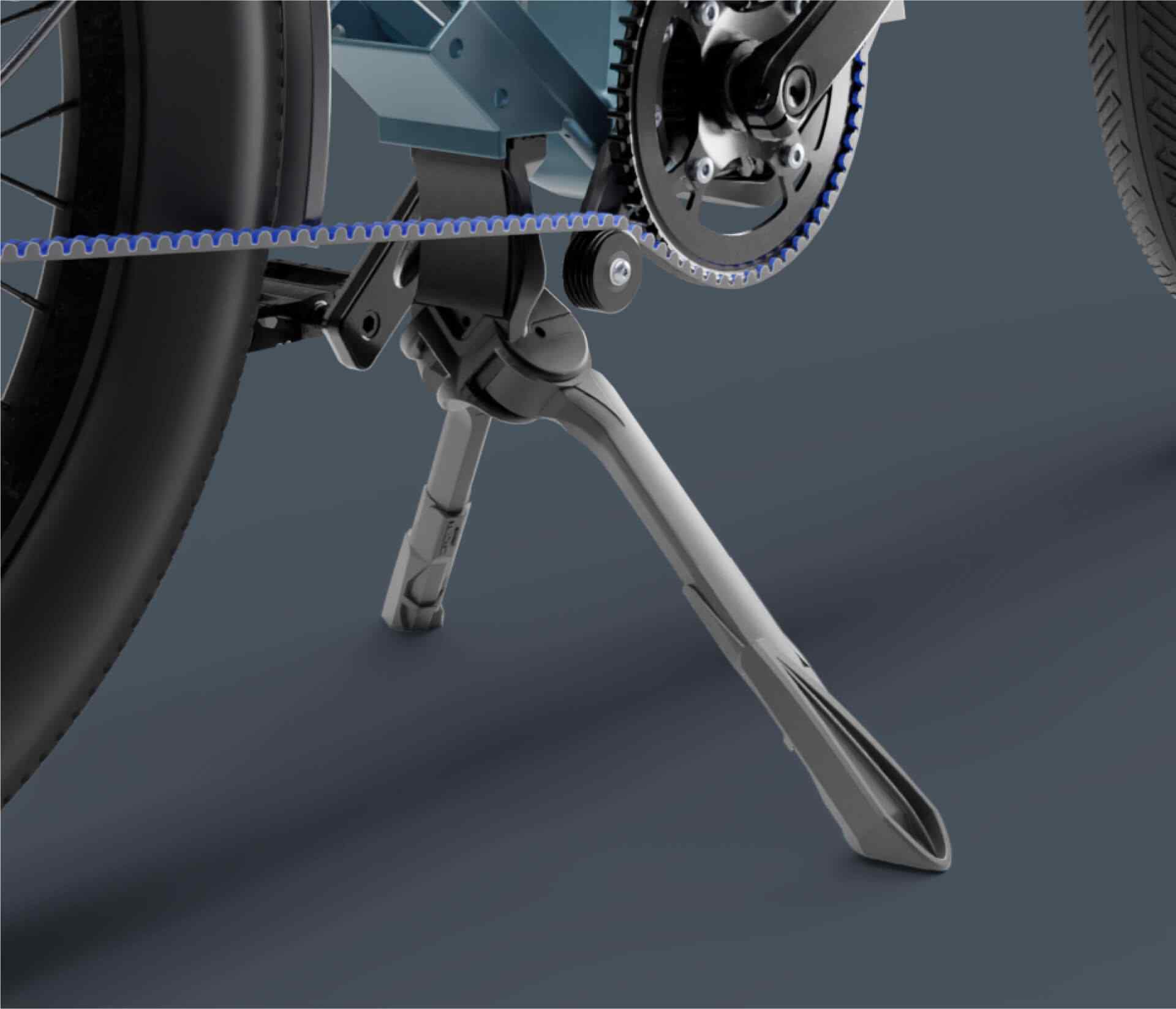 Dost Crate Hebie heavy duty, center mount, dual kickstand