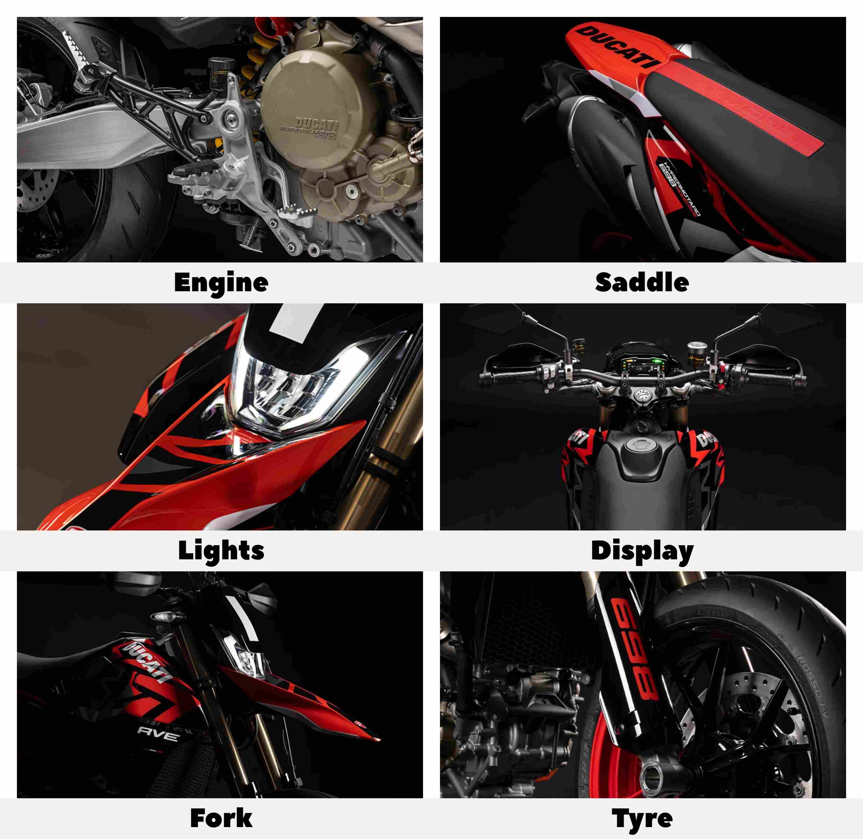 Ducati Hypermotard 698 Mono Features