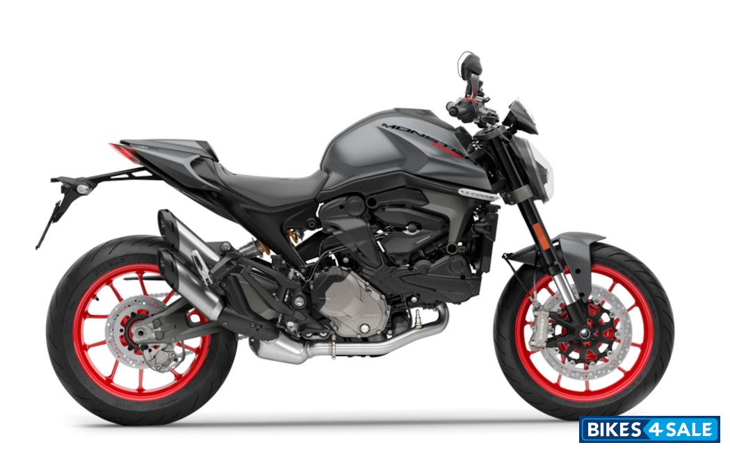 Ducati Monster Plus 2021 Aviator Grey with GP Red wheels
