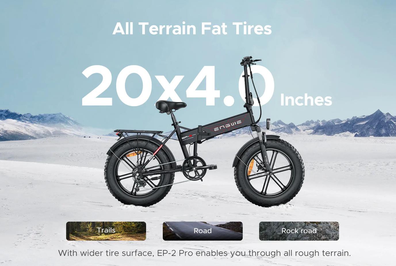 Engwe EP-2 Pro All Terrain Fat Tires