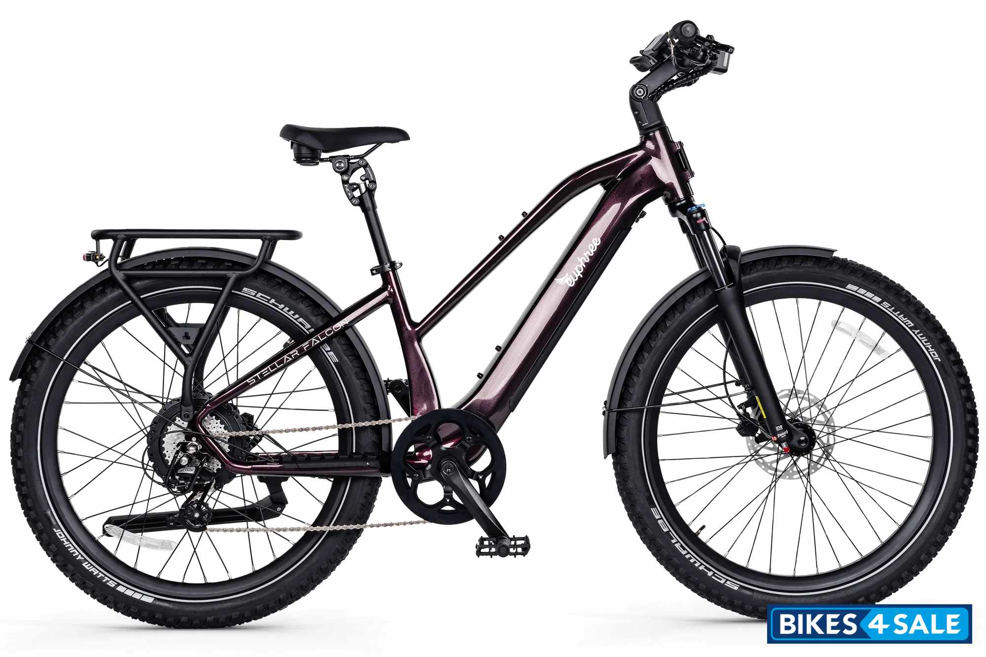 Euphree Stellar Falcon Mid-Step Black Cherry