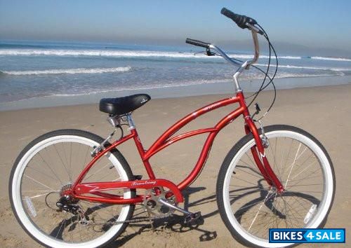 Firmstrong Urban Lady 7 Speed - Women s 26 Beach Cruiser Bike - Red