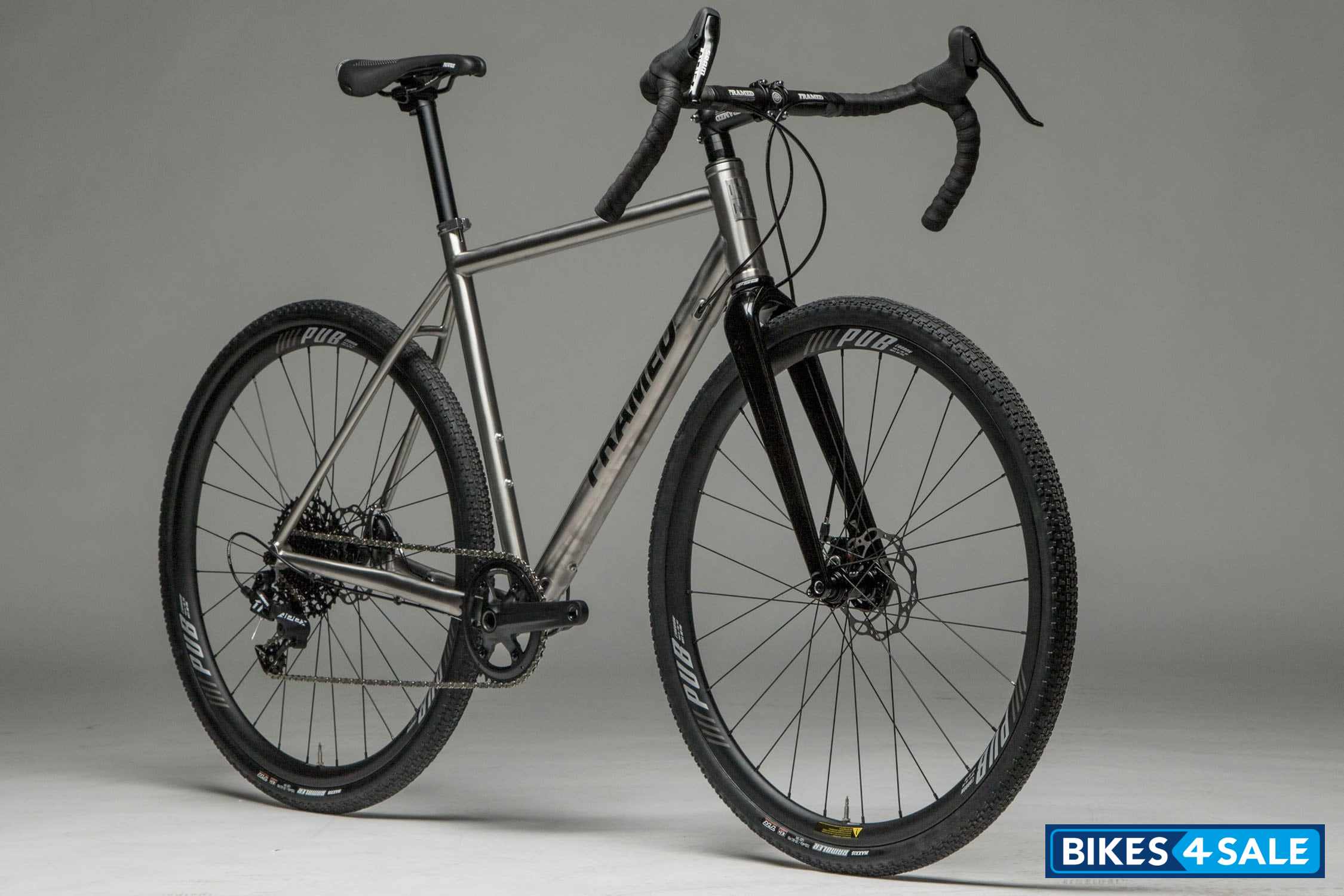 Framed Basswood Titanium Gravel Bike