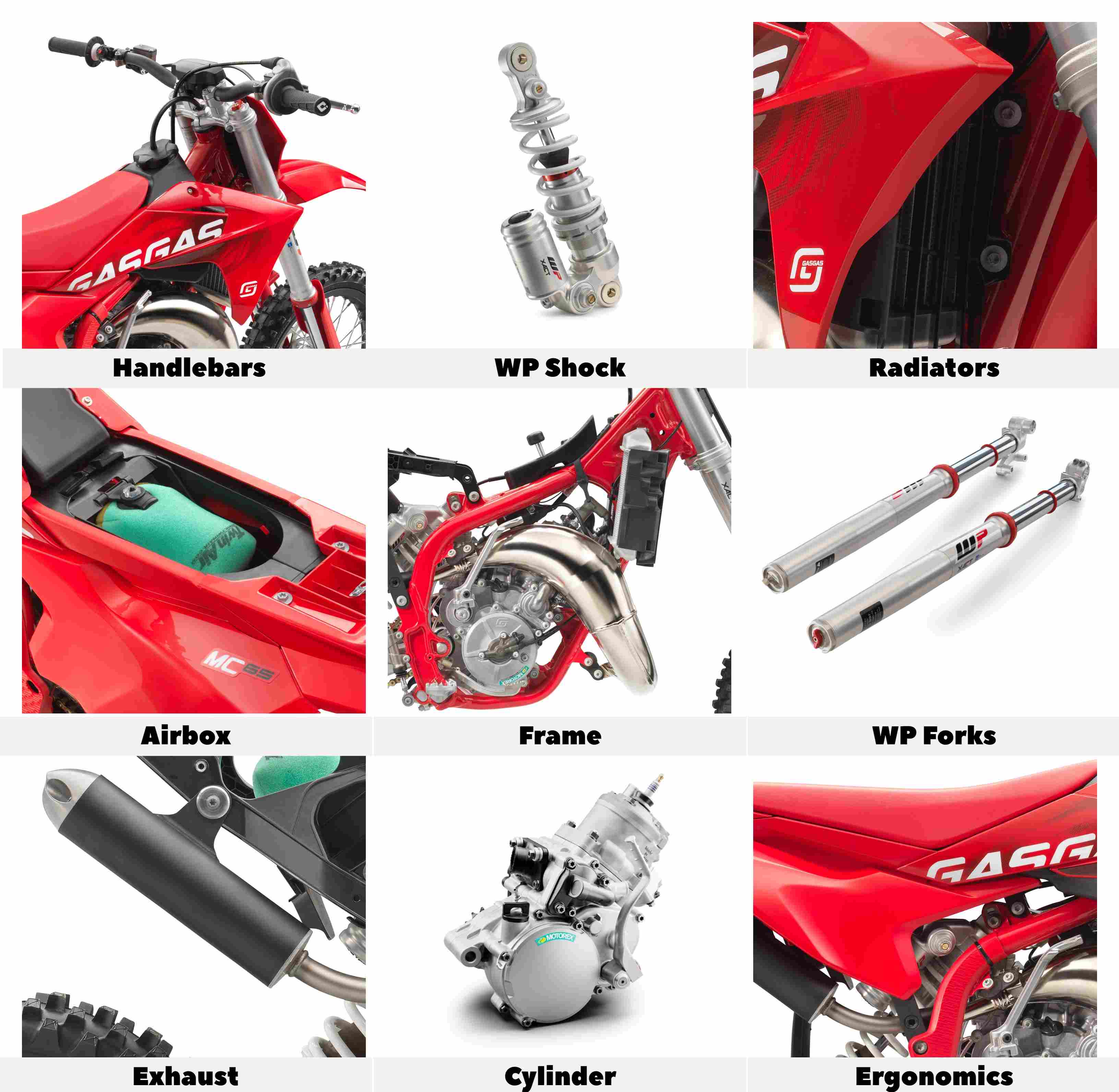 GasGas MC 65 2024 Features