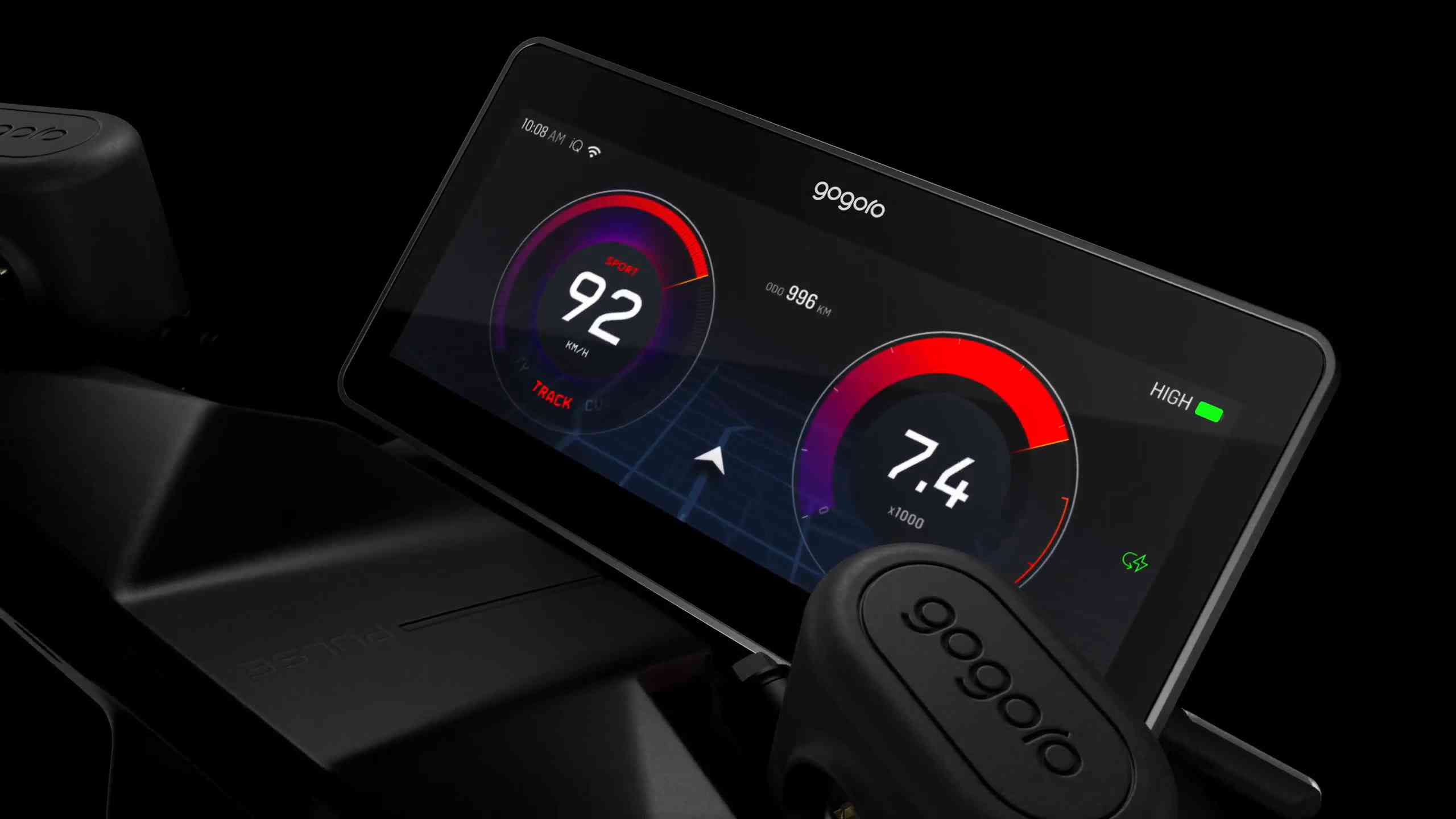 Gogoro Pulse 10.25 inch panoramic HD touch display