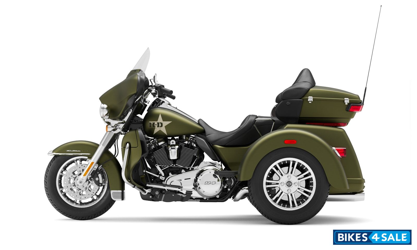 Harley Davidson 2022 Tri Glide Ultra - Mineral Green Denim Deluxe