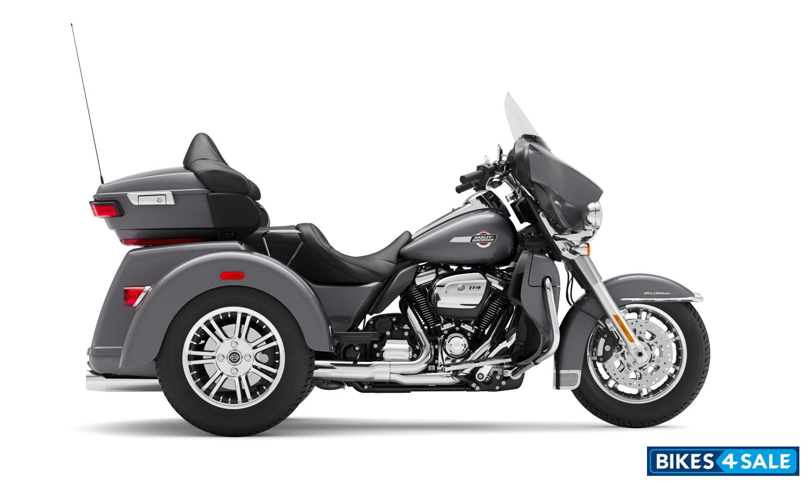 Harley Davidson 2022 Tri Glide Ultra Gauntlet Gray Metallic / Vivid Black