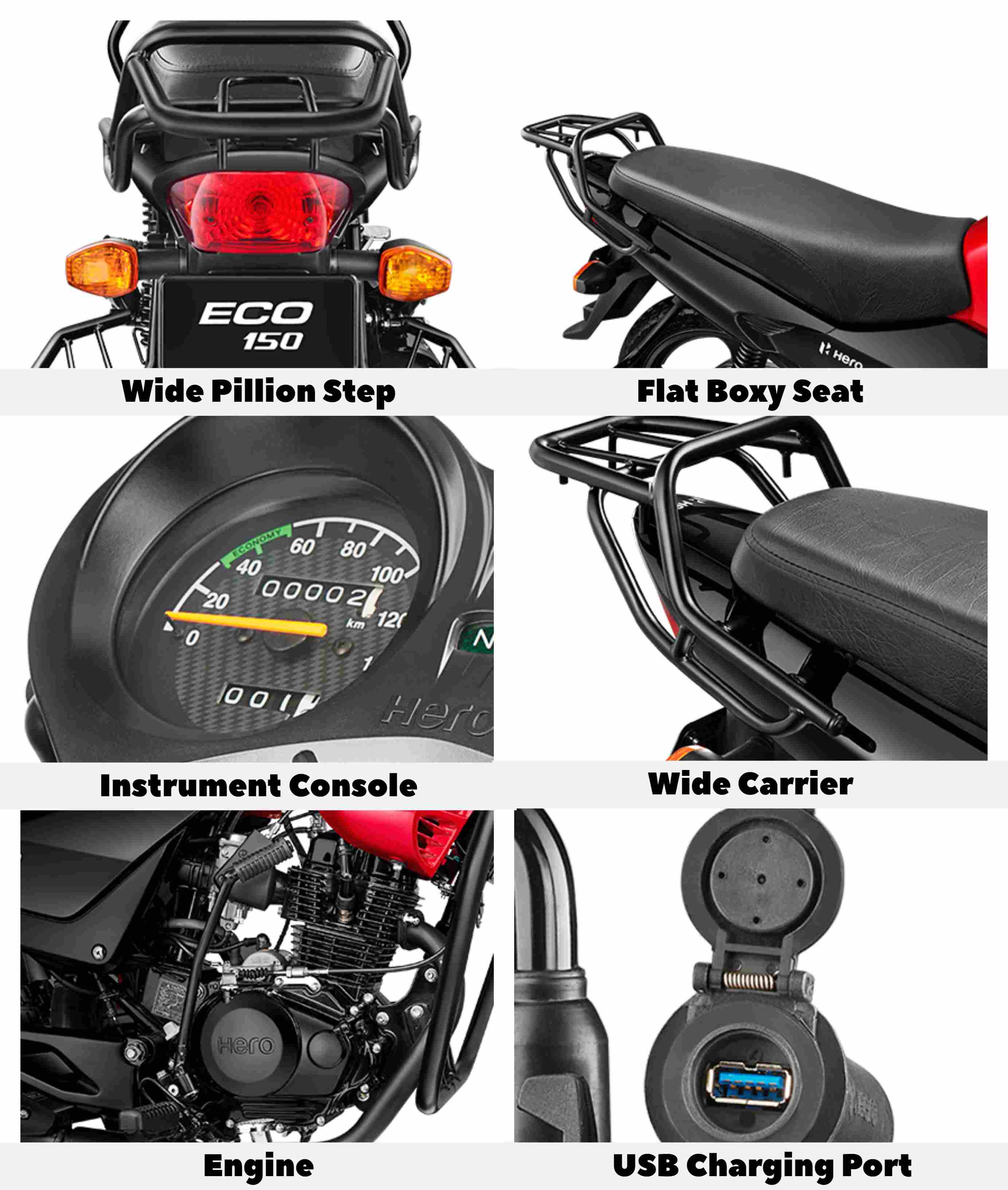 Hero Eco 150 Features