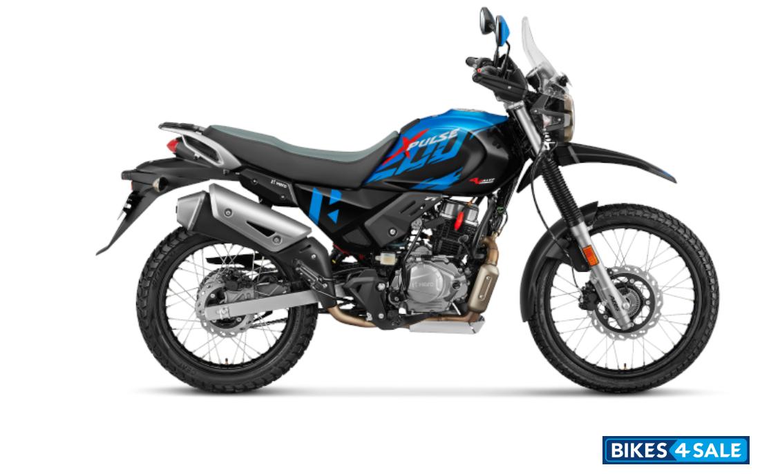 Hero Xpulse 200 4V Techno Blue Metallic Black