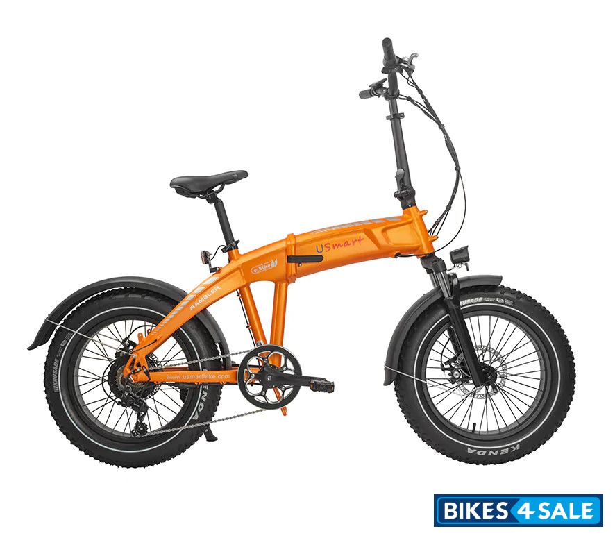 HJM Bike Rambler Folding Electric Bike - Orange