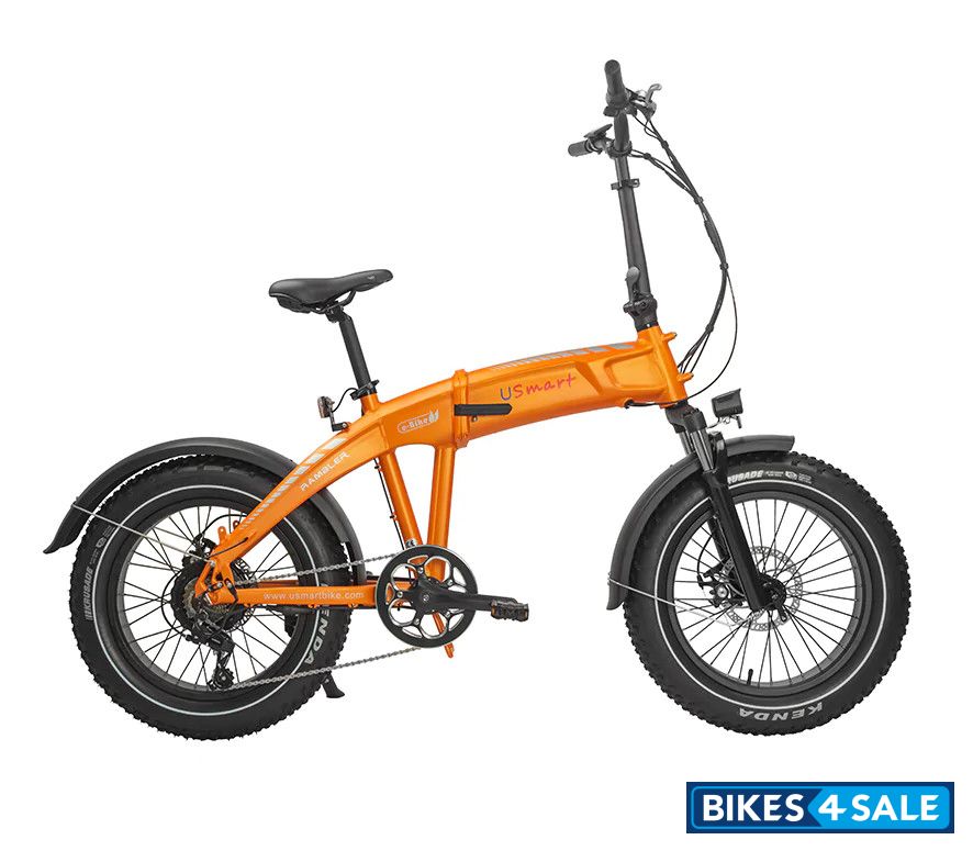HJM Bike Rambler Folding Electric Bike Orange